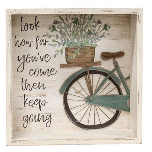 Other - NWT Keep Going Bicycle Wall Box.